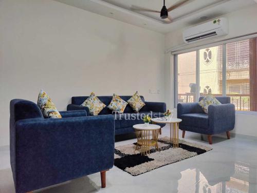 Bedroom One of Madhukunj Building Service Apartment in Andheri East, Mumbai